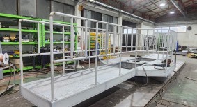 ○제 공공하수처리장 농축조슬러지 워크웨이 제작…